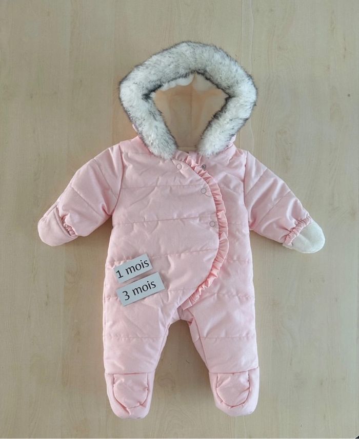 Combinaison pilote TAO fille 1-3 mois 53-59 cm