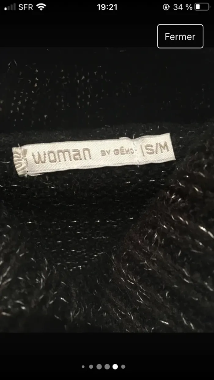 Superbe poncho en excellent état proche du neuf en 38/40 tout chaud - photo numéro 2