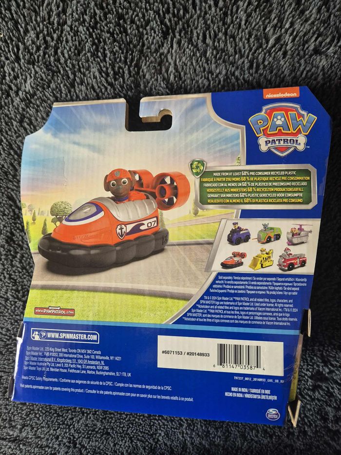 Véhicule avec Figurine Zuma Paw Patrol Pat’Patrouille - photo numéro 3