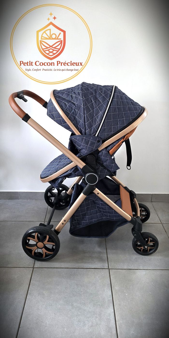 Poussette 3-en-1 Magic ZC bleu / Neuve / Vendeuse déclarée dans la puériculture. - photo numéro 7