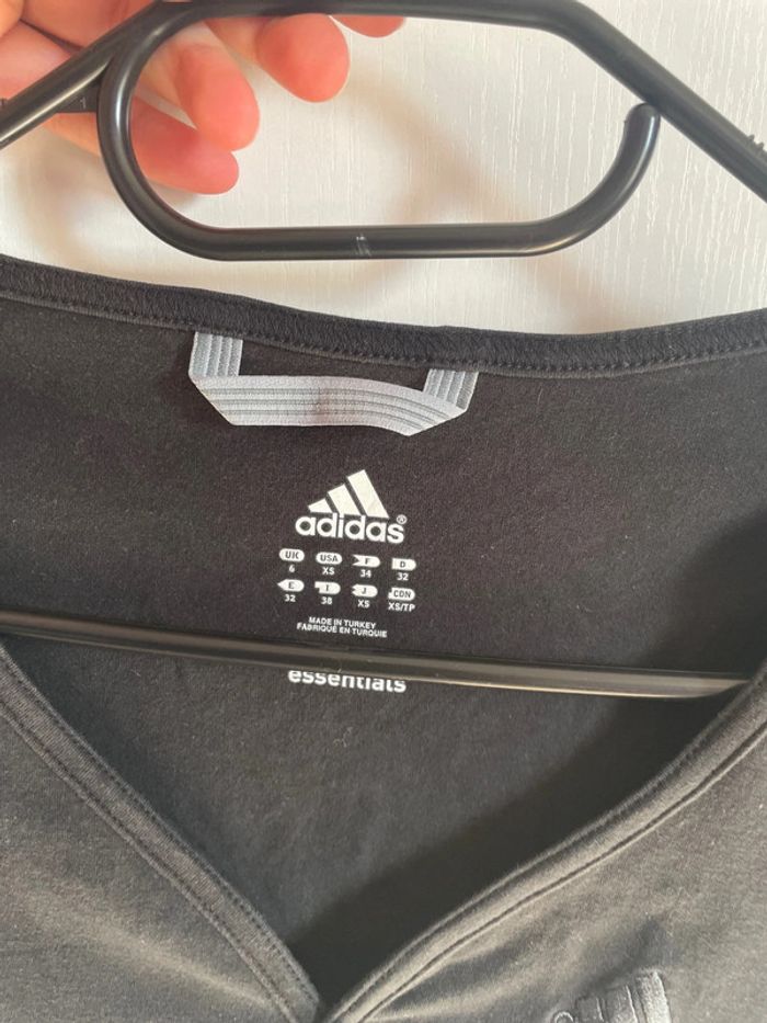 Tee shirt Adidas femme Noir - photo numéro 2