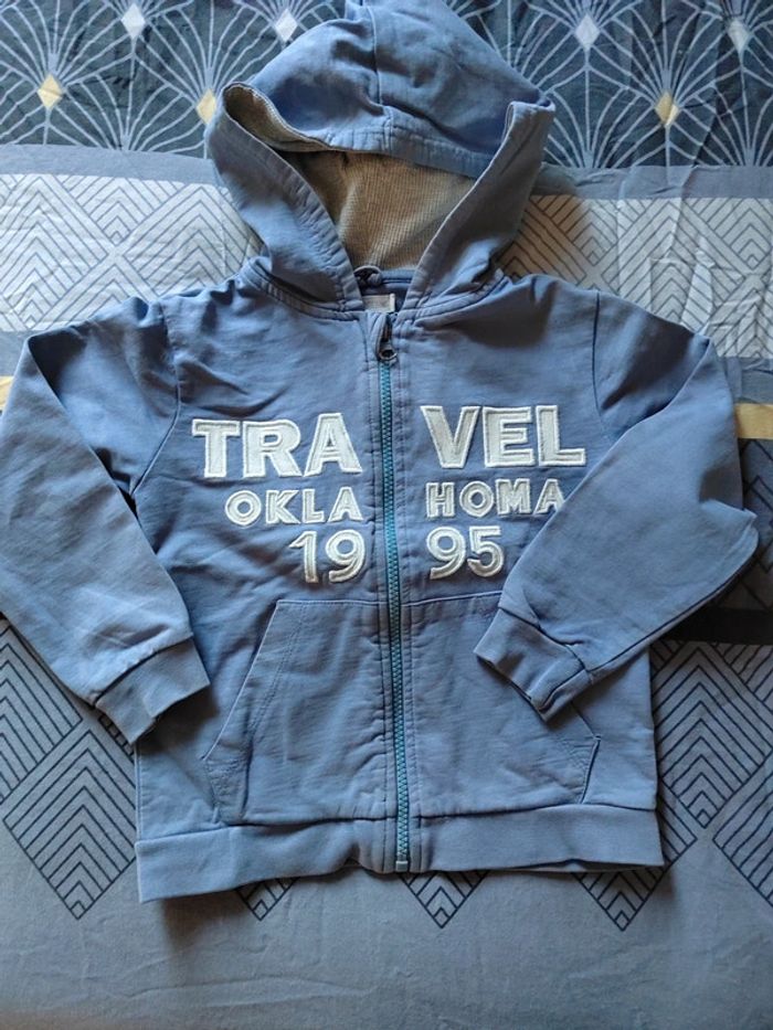 Gilet zippé 6 ans storytelling