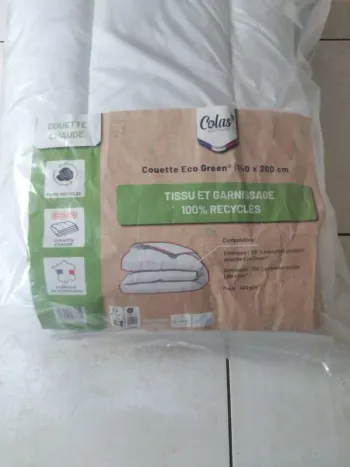 Couette chaude Colas normand, Eco Green, 140x200 cm
