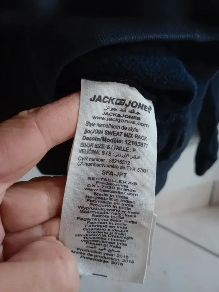 Sweat à capuche s Jack & Jones Originals c87 - photo numéro 6