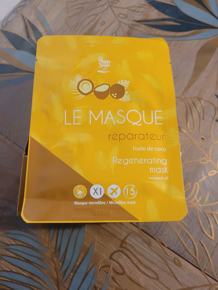 8 masques tissus reparateur Peggy Sage