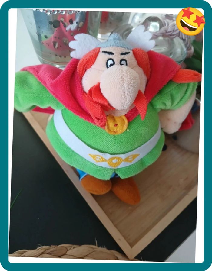 Péluche doudou Abraracourcix Asterix🌿🎁 - photo numéro 4