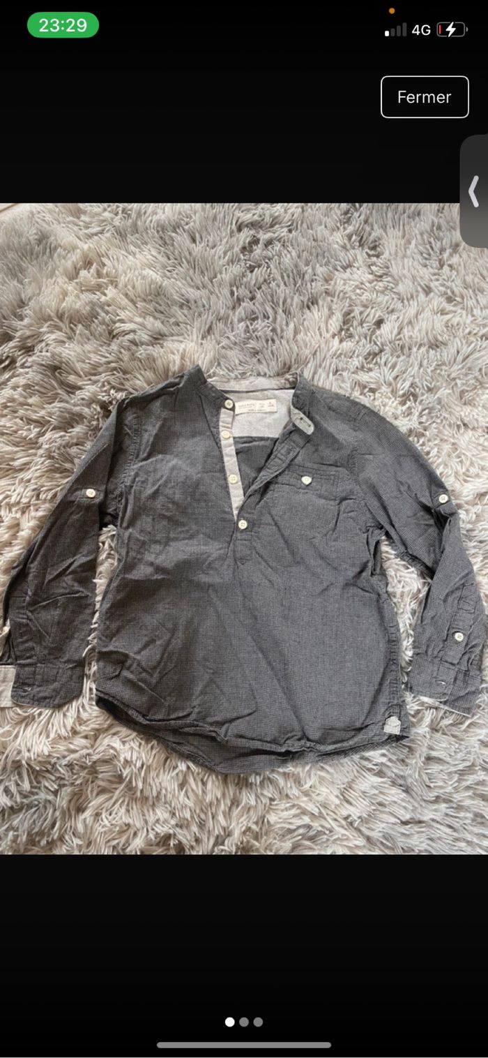 Chemise à manche longue