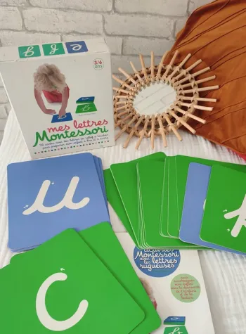 Mes Lettres Montessori – Coffret d’apprentissage tactile