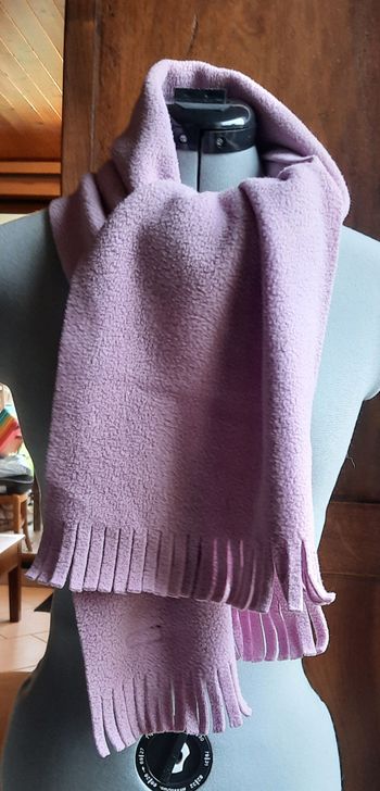 Echarpe polaire lilas, femme