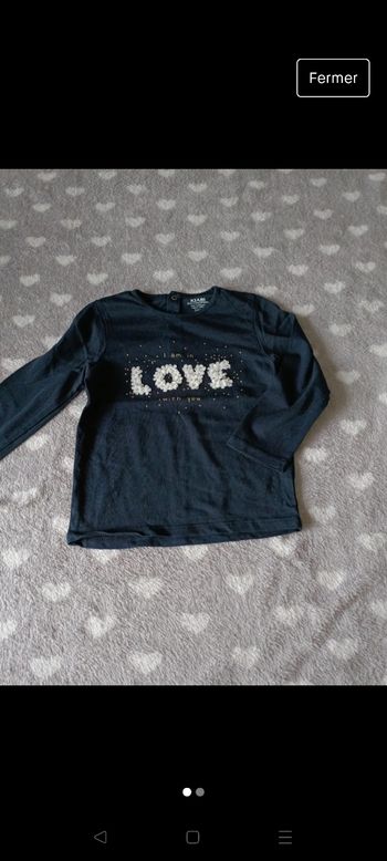 T-shirt manche longue 24mois