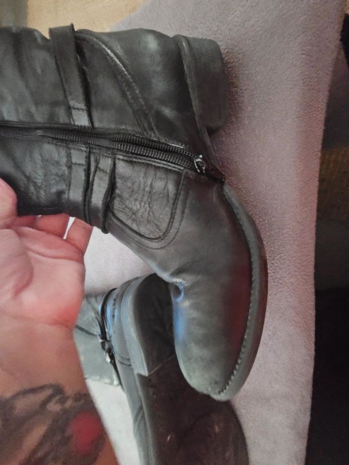 Botte noir - T36 - photo numéro 6