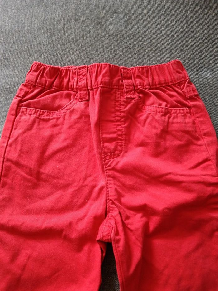 Jeans cyrillus rouge - photo numéro 2