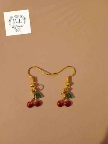 Boucles d'oreilles cerise 🍒