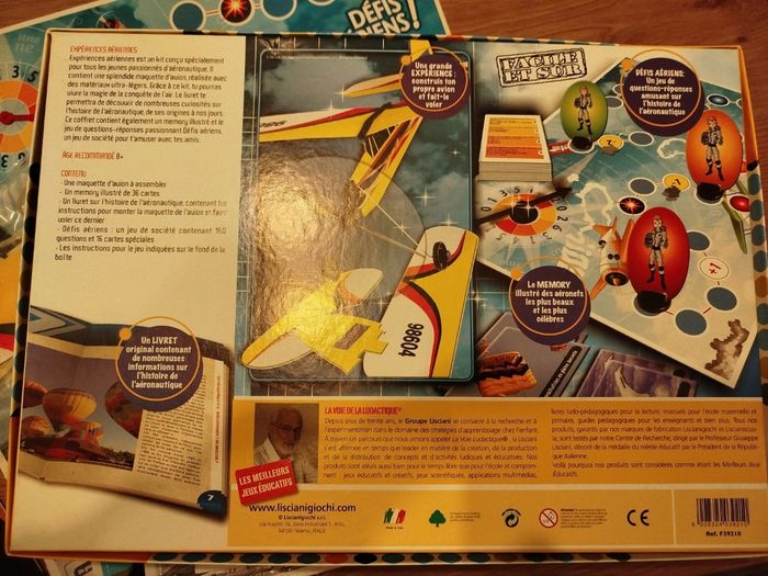 Jeu éducatif, créatif, Expériences aériennes, Lisciani Giochi, neuf sans étiquette. - photo numéro 2