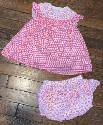 robe Absorba avec bloomer  3 mois