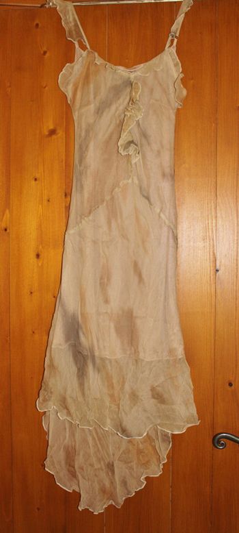 Robe asymétrique 100% soie T36-38