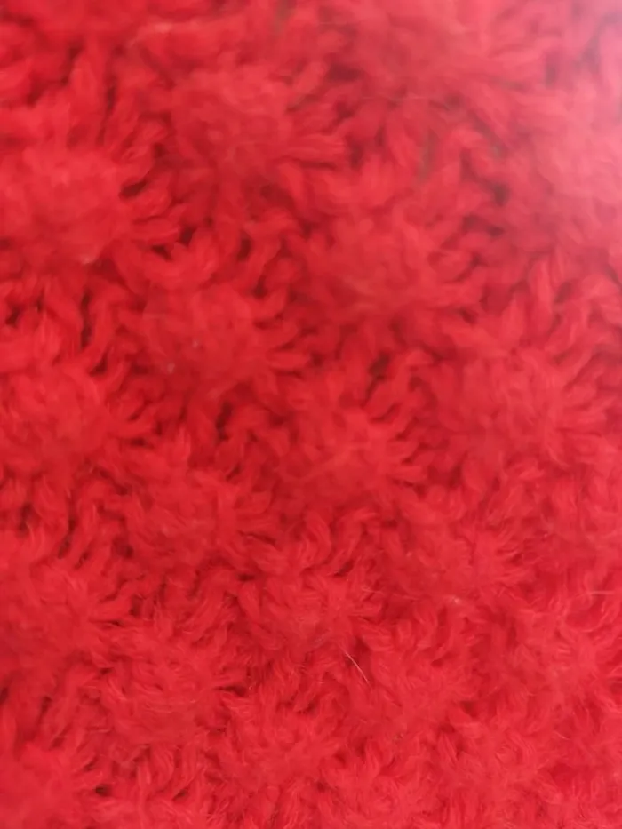Pull tricot rouge Taille M - photo numéro 5