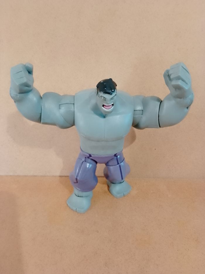figurine articulée rare hulk gris marvel euro disney - photo numéro 6