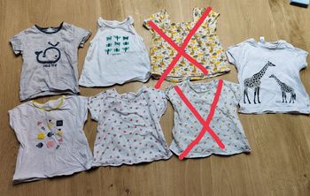 Lot de 5 tee shirts obaibi 18mois