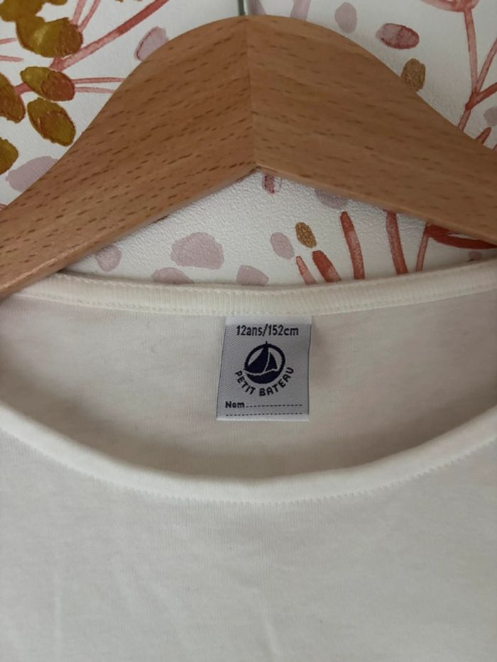 Tee shirt manches longues petit bateau - photo numéro 2