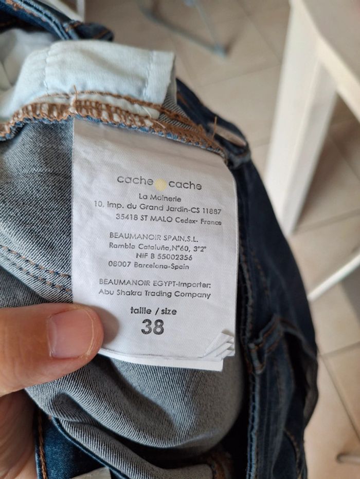 Pantacourt jeans femme - photo numéro 2