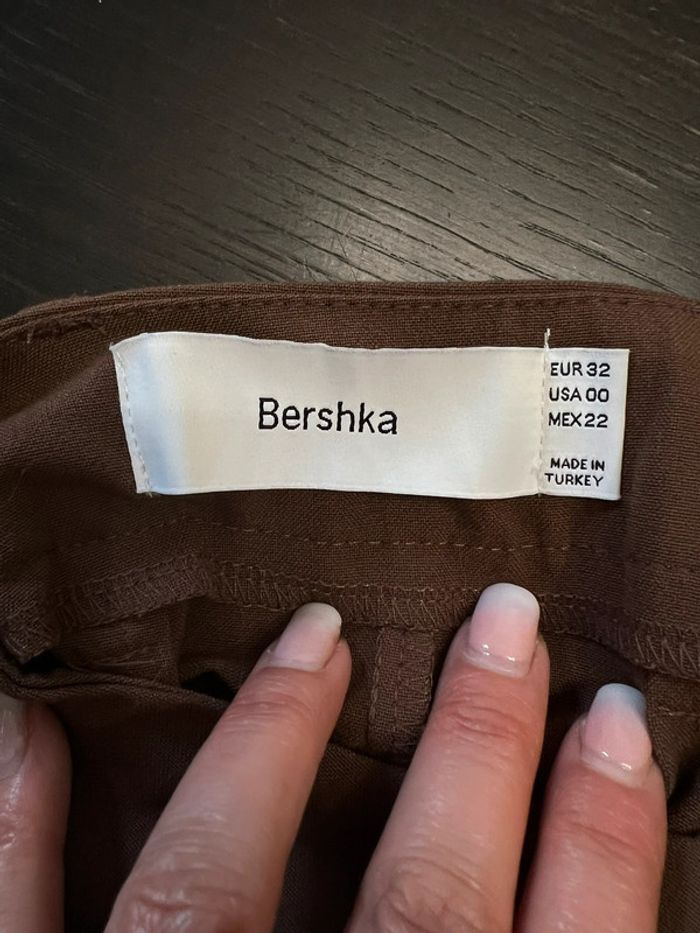 Pantalon marron - Bershka - photo numéro 5