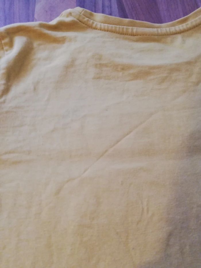 Tee-shirt manches longues moutarde 5 ans - photo numéro 6