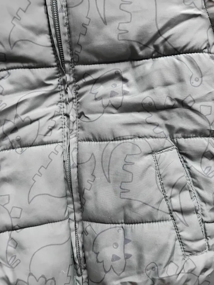 🕶 manteau garçon vert type doudoune 18 mois - photo numéro 2