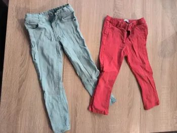Lot de 2 pantalons enfant 4 ans