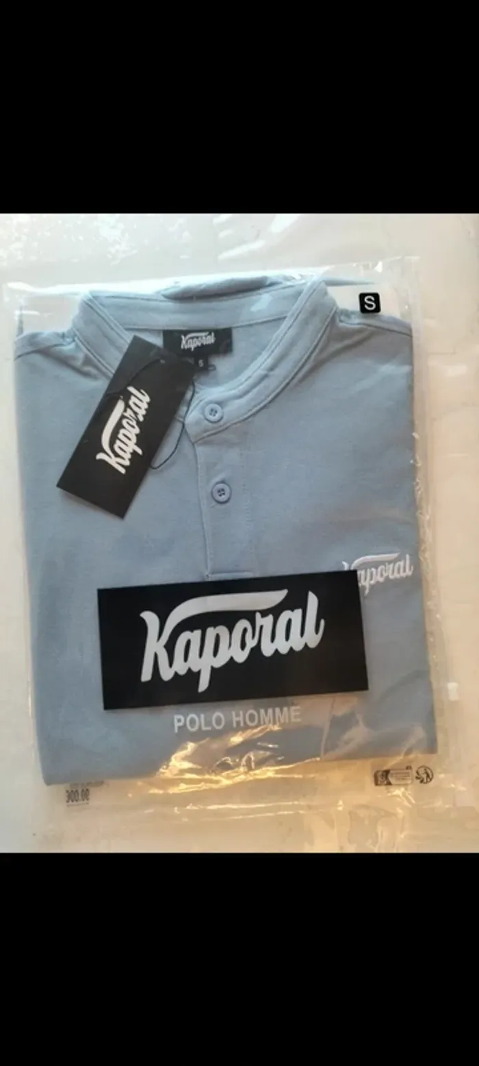 Polo homme Kaporal bleu clair S - photo numéro 2