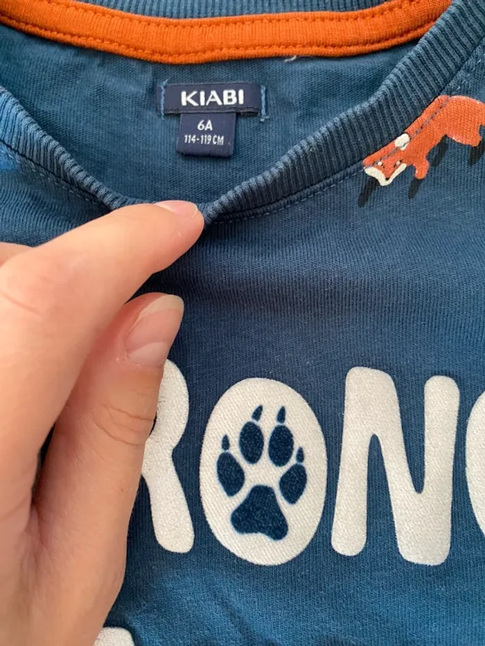 Tee shirt manches longues kiabi - photo numéro 3
