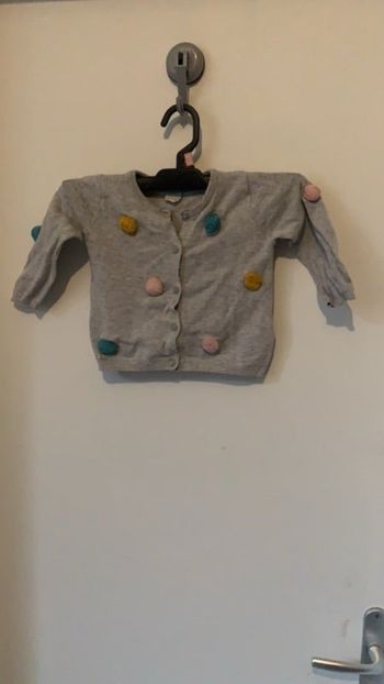 Gilet fille taille 80 cm