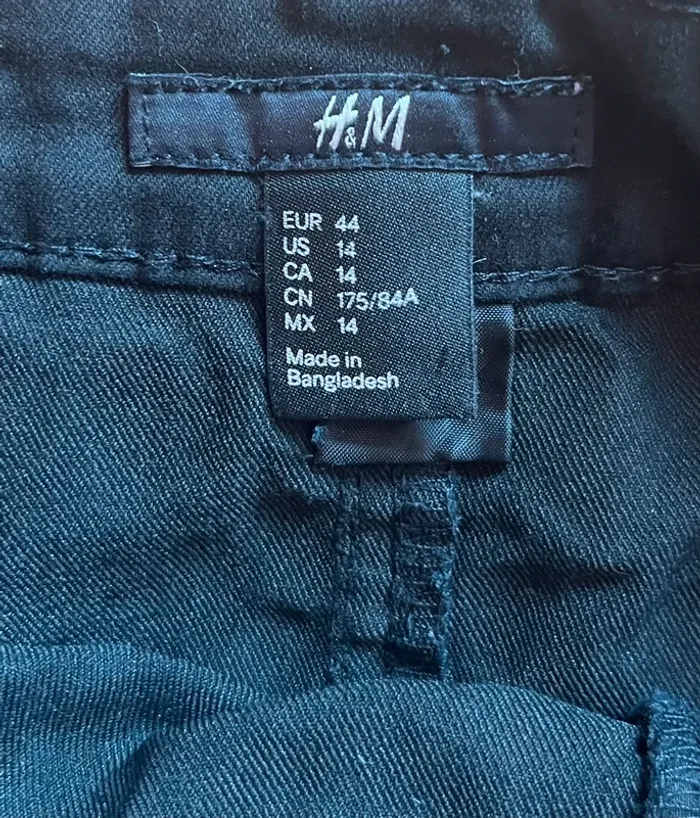 Jupe H&M taille 44 empiècement léopard - photo numéro 4