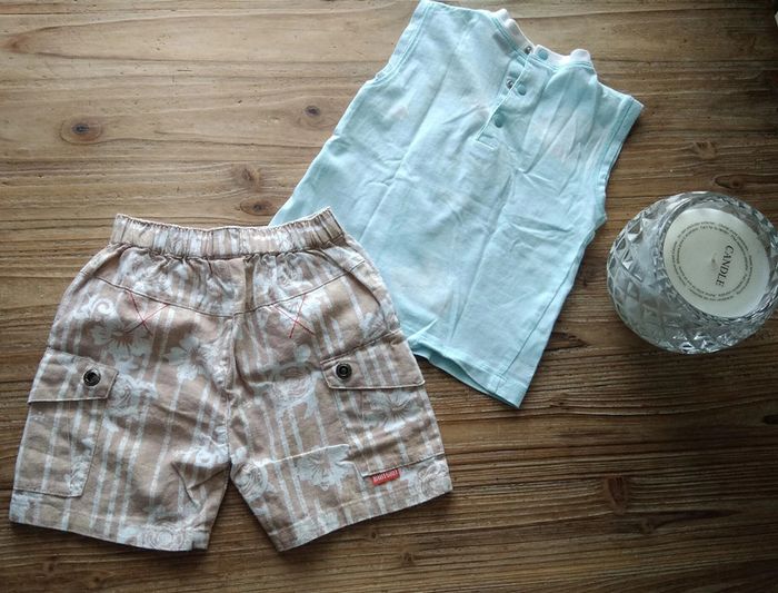 Ensemble short garçon 18 mois - photo numéro 2