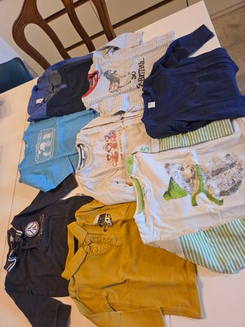 Lot  t-shirts manches longues