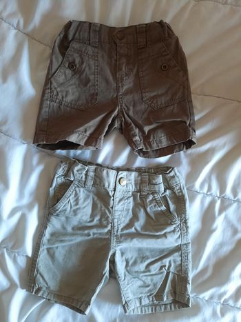 Lot de 2 shorts Kiabi 18M