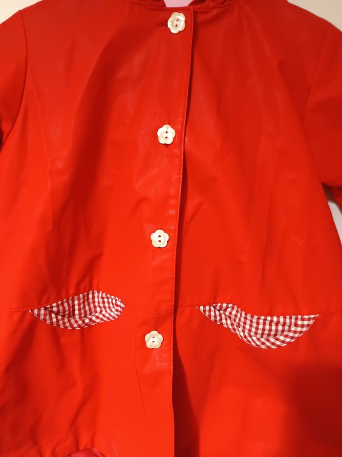 Imperméable rouge 9 mois - photo numéro 2