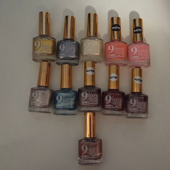 Vernis matte / pailletés et nacrés