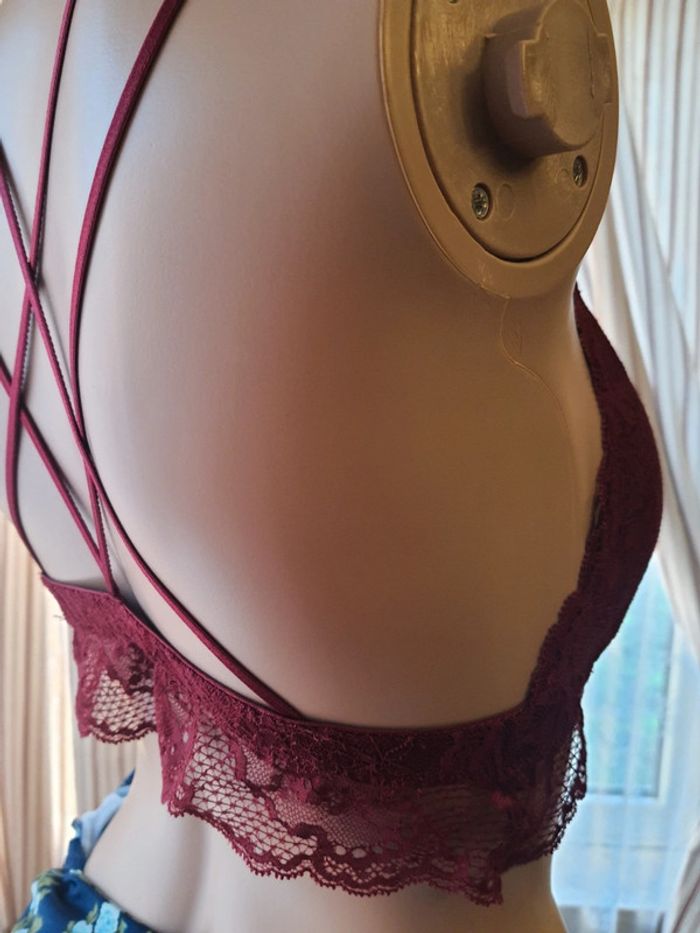 Soutiens-gorge bordeaux Hunkemöller fr M - photo numéro 9