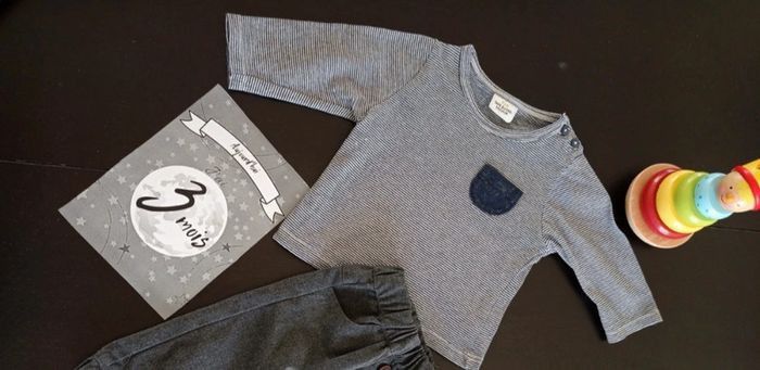 Tee shirt garçon 3 mois - photo numéro 2