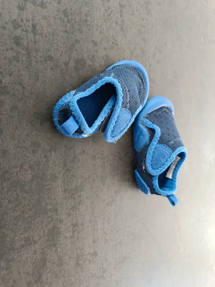 Chaussons souples bleus - photo numéro 4