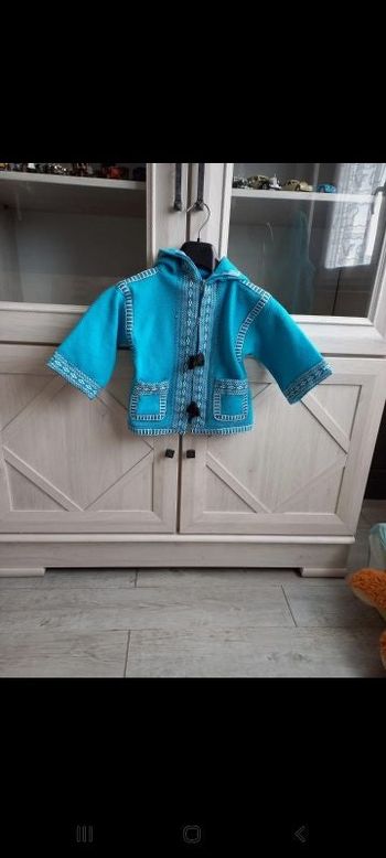 Veste à capuche style marocain