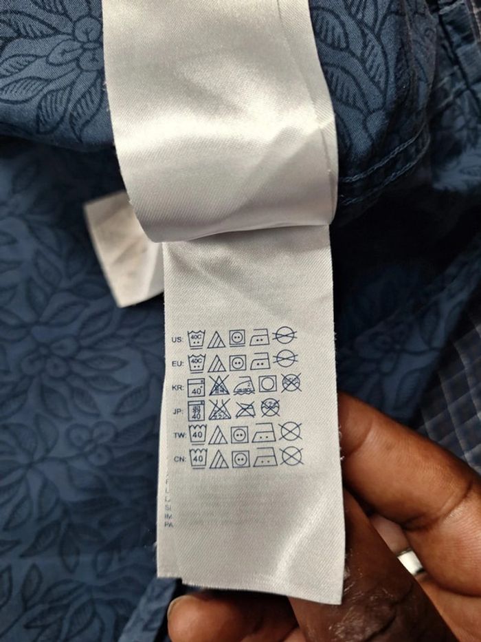 Chemise manches longues tommy hilfiger - homme vintage  - taille XL / brodé (497) - photo numéro 9