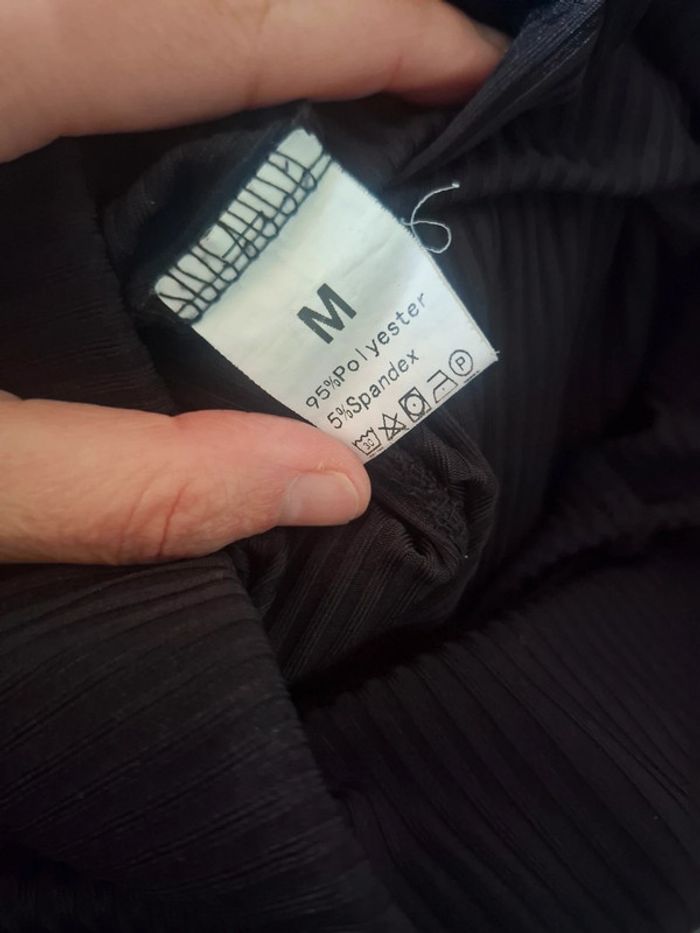 Legging noir côtelé - photo numéro 2