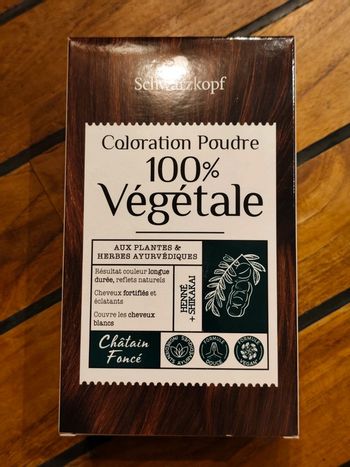 Coloration permanente châtain foncé Schwarzkopf 100% Végétal