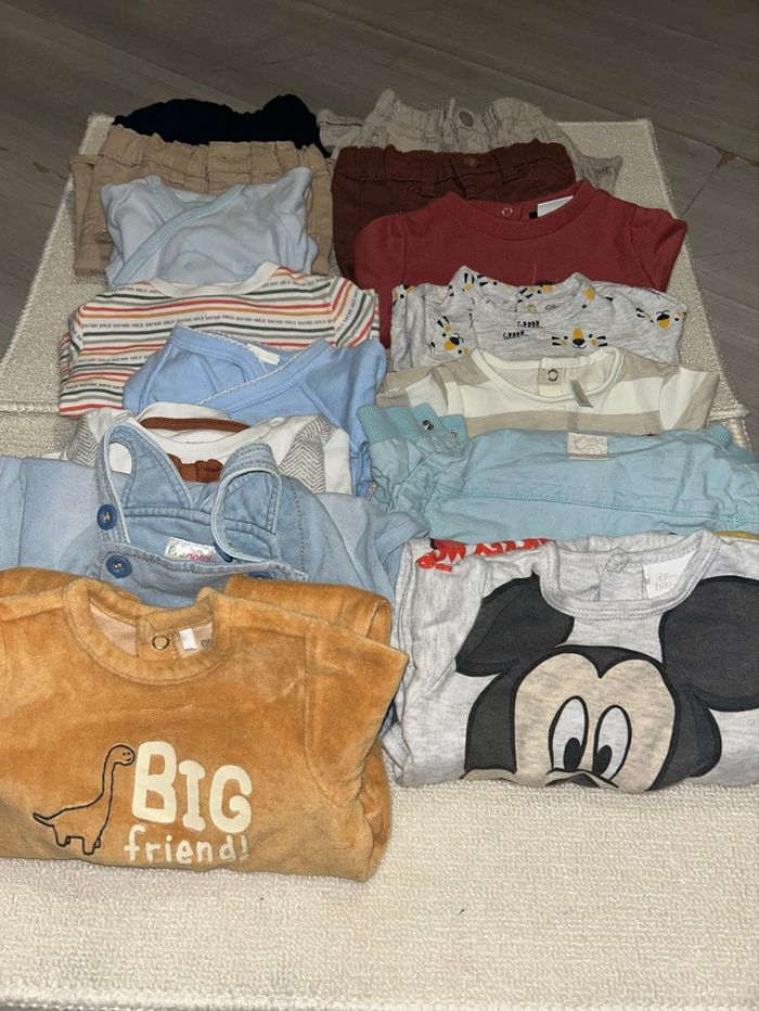 Lot vêtements bébé garçon