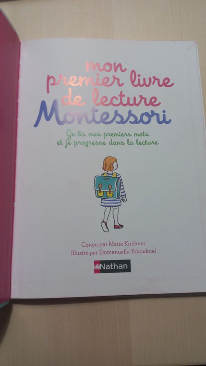 Mon premier livre de lecture Montessori. Neuf - photo numéro 2