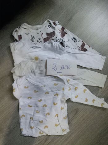 Lot de bodys et pyjamas  2ans 