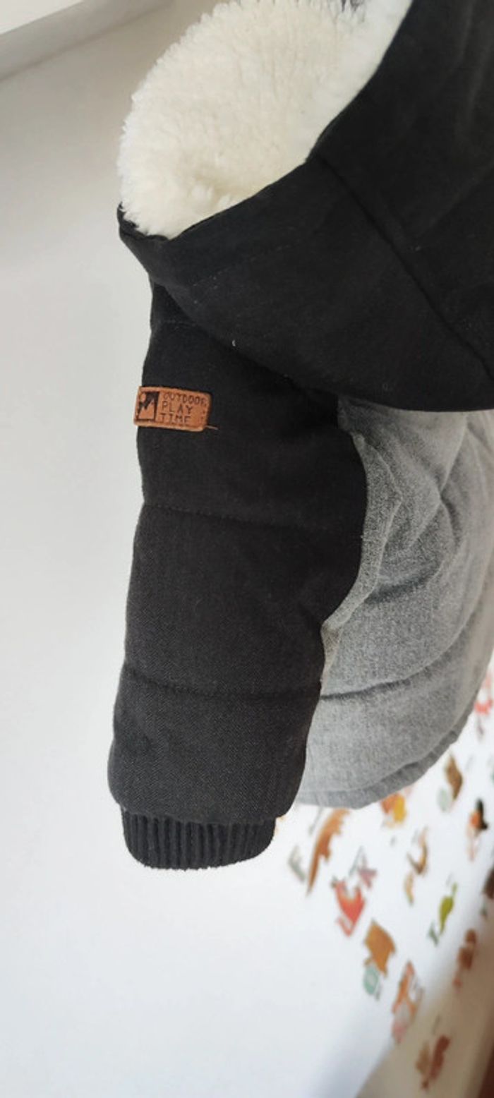 Manteau fourré Kiabi 12 mois - photo numéro 4