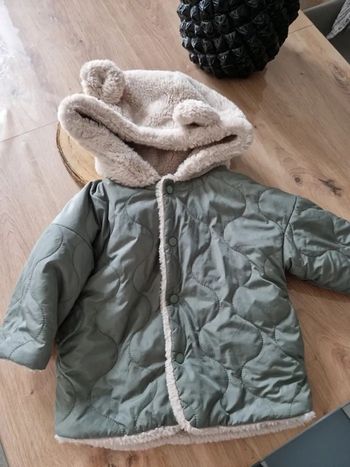 Manteau imperméable fourrure